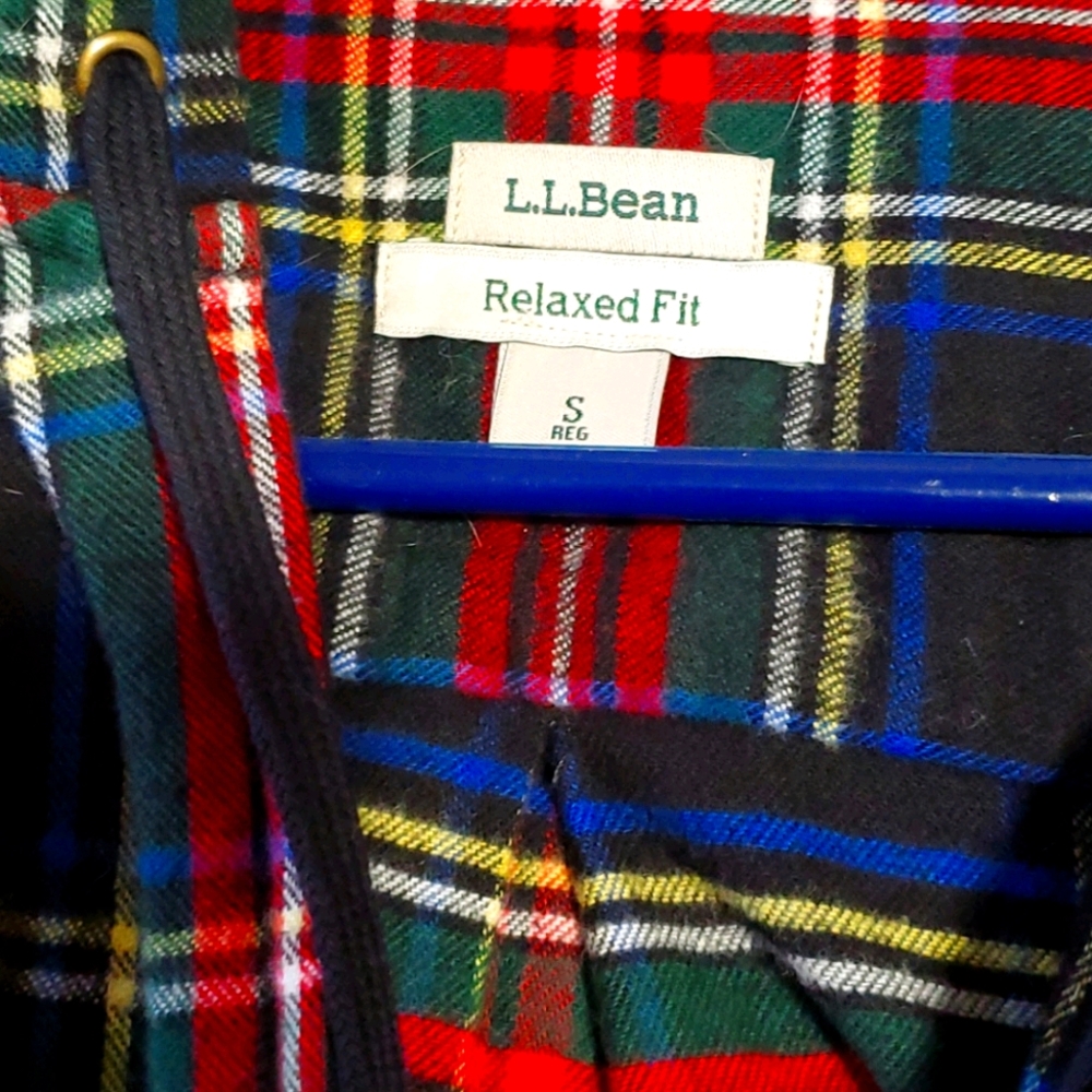 Zip up LL Bean flannel